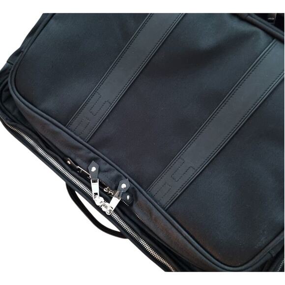 Hermes Vintage Suitcase Carry-On Acapulco Brown Rolling Bag Travel Luggage Rare - Picture 2 of 16